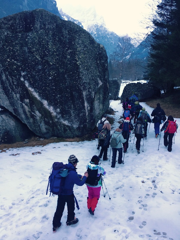 Snowshoeing